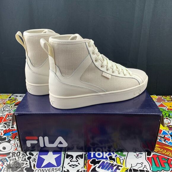 Fila Madina Gardenia Woven High Tops Womens Various Sizes - Picture 2 of 15